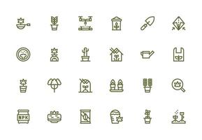 Grow Set with 24 Thick Line Line Icons Digital Product Icons for Fast Delivery vector