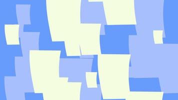 astratto preparativi di rettangolare digitale blocchi nel blu toni, che rappresentano dati sistemi, tecnologia, e moderno computazionale strutture modellare il futuro video