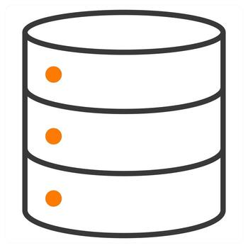 Database Server design vector