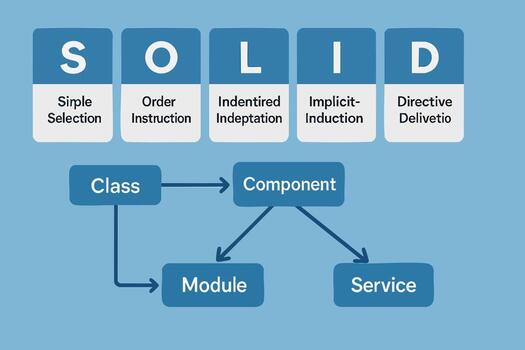 sólido principios ui bloques vector