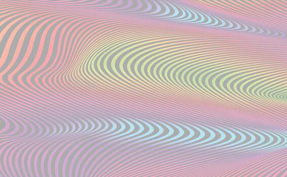 Futuristic glitch art. Dynamic background with abstract flow and neon lines and colors. Modern technology digital chaos concept design. vector