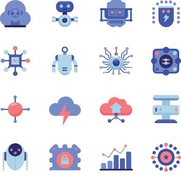 Business icon set with symbols and design elements for web and illustration vector