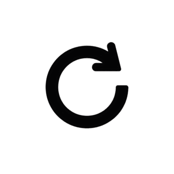 pixelated cirkulär pil ikon representerar refresh eller ladda om verkan png