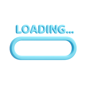 uma azul Carregando Barra ícone isolado em transparente fundo png