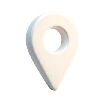 branco 3d mapa PIN isolado em transparente fundo png