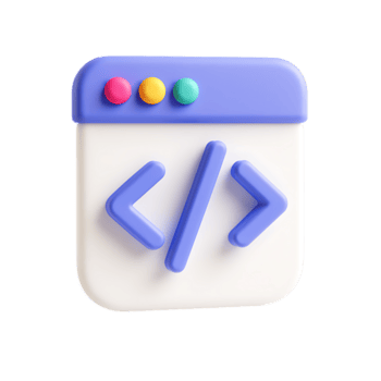 uma 3d Renderização do uma azul codificação ícone isolado em transparente fundo png