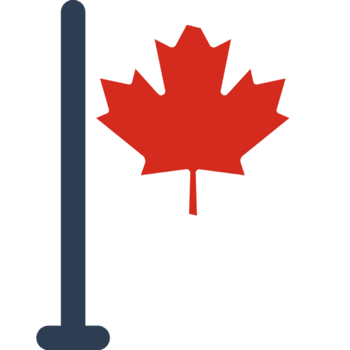 Canada Flag Rounded png