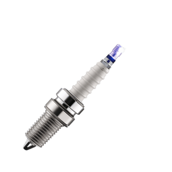 illuminante il interno lavorazioni un' scintilla spina accensione componente su trasparente isolato sfondo png