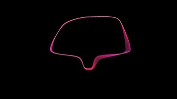 degradado sin costura ondulado antecedentes con lazo movimiento. futurista tecnología fondo, vistoso neón modelo video