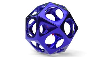 rotating cube color changing animation video