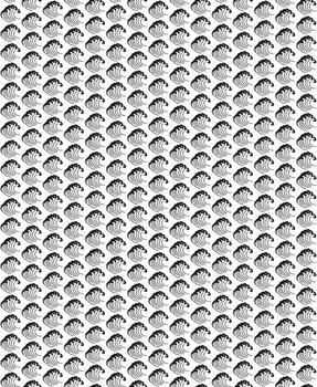 Close up abstract view of a repeating textured metallic surface with a subtle wave like pattern vector