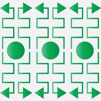 Arrow shapes pattern design vector