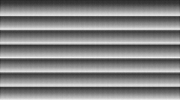 Backdrop with halftone gradient stripes. Trendy dot pattern design element perfect for banners posters, collages and digital art projects. vector