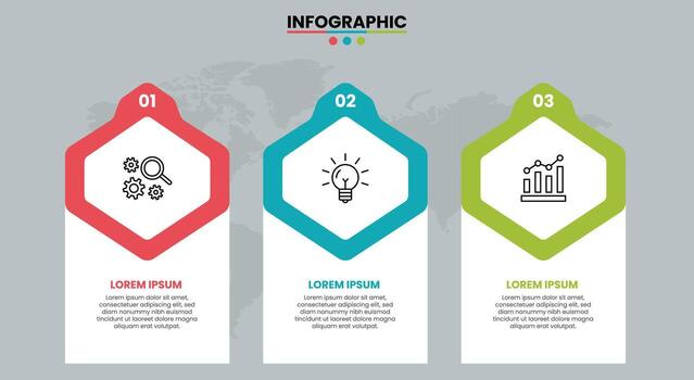 Professional Infographic Design for Presentation, Workflow and Data Chart vector