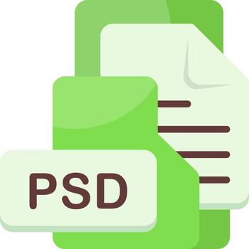 File Format Folder Icon Flat Style Design vector