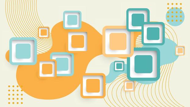 Modern Abstract Geometric Square Background vector