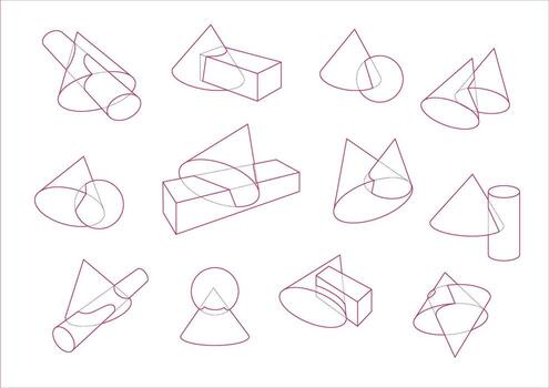 The additional cone forms are manipulated by the other forms vector