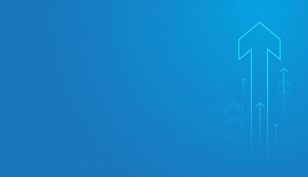 The Bold arrows moving in opposite directions of success target concepts, two glowing arrows speed in opposing directions, creating a sense of dynamic tension illustration vector