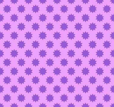 A seamless geometric pattern featuring stylized star in a repeating arrangement. vector