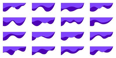 ola certificado encabezamiento. lujo curvo frontera diseño, cubrir cubrir. resumen divisor para bandera pie de página, lado bar decoración. sitio web separador para volantes, cinta modelo fondo página marco vector
