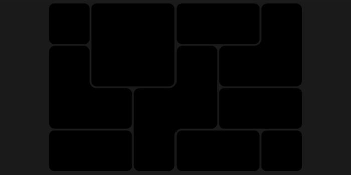 negro modelo red, bento caja ui foto marco collage diseño diseño. rompecabezas mosaico bloques para imagen galería página. oscuro estado animico tablero Bosquejo horizontal bandera. plano y2k tablero presentación diapositiva vector