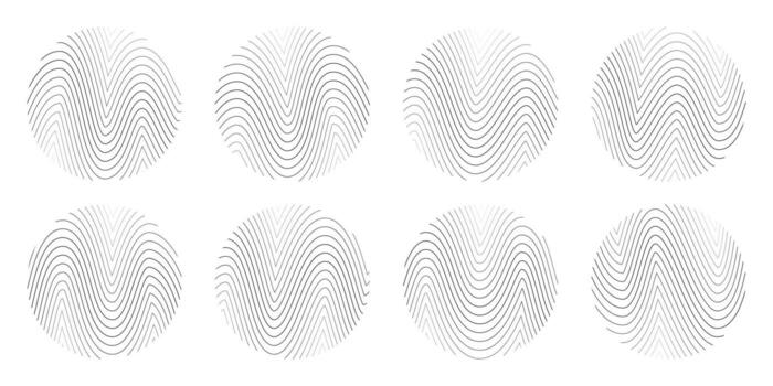 Wood wavy pattern, squiggly line, curvy topography map. Halftone texture line bg, organic contour abstract ring. Seamless curved parallel overlay, edgy luxury optic ripple. Linear shape fluid vector