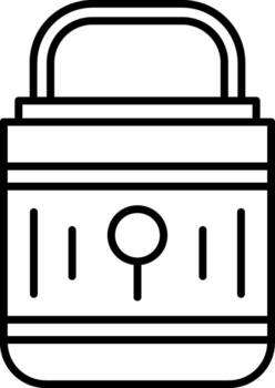 Lock line Security Password Key vector