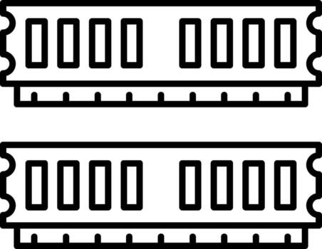 Ram Memory RAM Memory Computer vector