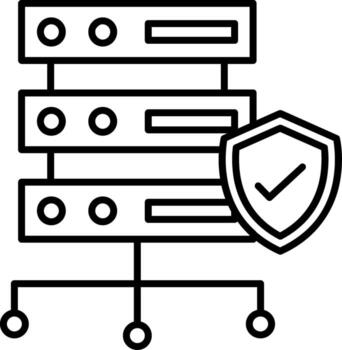 Data Protection Icon Security Privacy Data vector