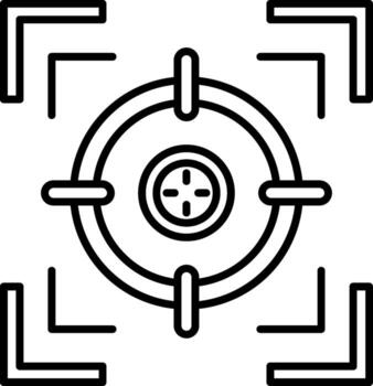 Aim Icon Goal Target Objective vector