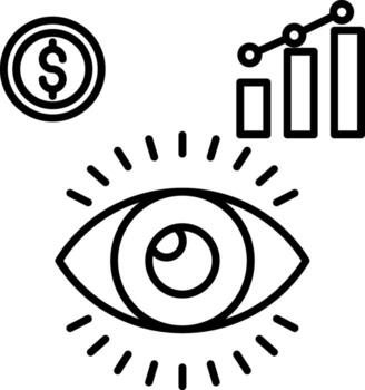 View Icon Look Watch Observe vector