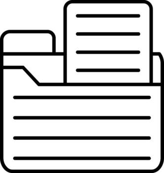 Folder Icon File Directory Document vector