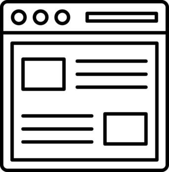 Web Browser Icon Internet Online Network vector