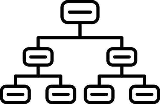 Sitemap Icon Web Navigation Structure vector