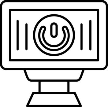 Shutdown Icon Power Off Exit vector