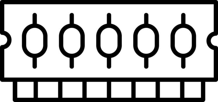 Ram Memory Icon Memory Computer Storage vector