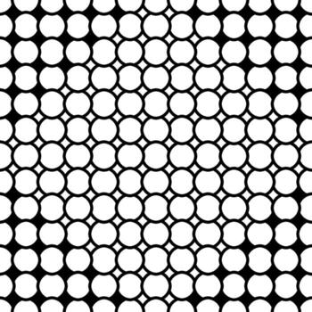 enclavamiento círculos resumen cuadrícula estructura garabatear sin costura modelo vectores ilustración aislado diseño