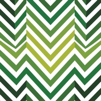 Abstract geometric pattern with varying shades of green chevron stripes creating a visually engaging design illustration vector