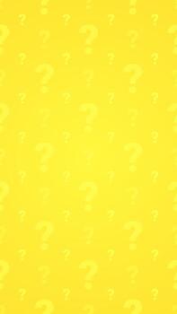 sencillo limpiar vibrante negrita pregunta marca modelo en amarillo vertical antecedentes vector