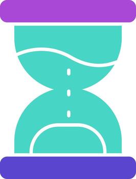 arena reloj dos color icono Temporizador hora hora vector