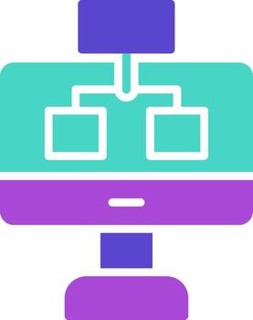 Structure three use icon organization framework plan vector