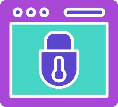 contraseña dos color icono seguridad iniciar sesión llave vector
