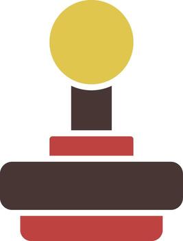 Joystick three use icon game controller stick vector