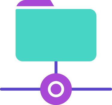 Share two color icon social send connect vector