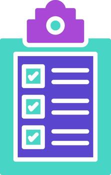 Tasks three use icon list work job vector