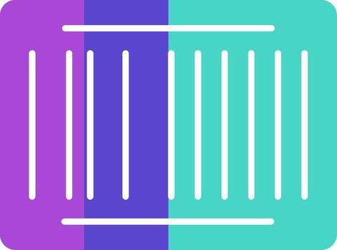 Bar Code two color icon scan product pricing vector