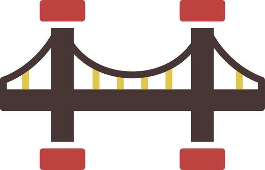 Bridge Aetherica Strokescape structure connect river vector