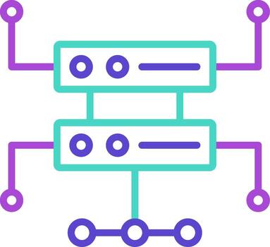 Hosting Minimal style Artifex website server online vector