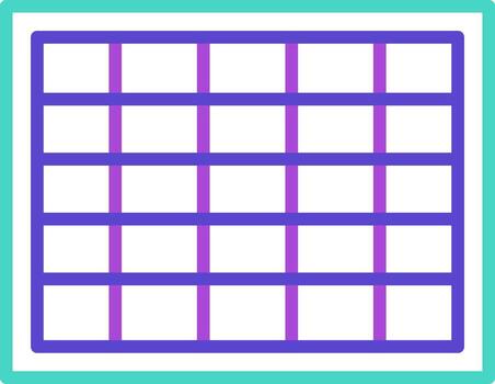 Goal Post Minimal style Artifex soccer net frame vector