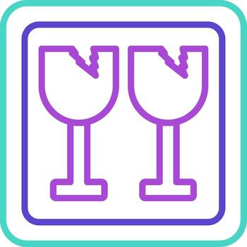 Fragile Drawly Stenciled Vectoring handle care broken vector